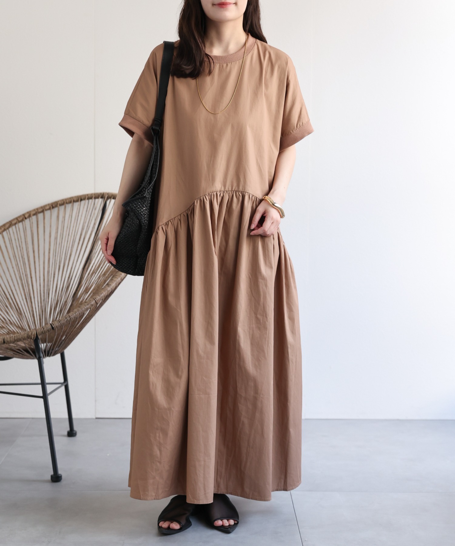 model：156cm 着用サイズ：FREE