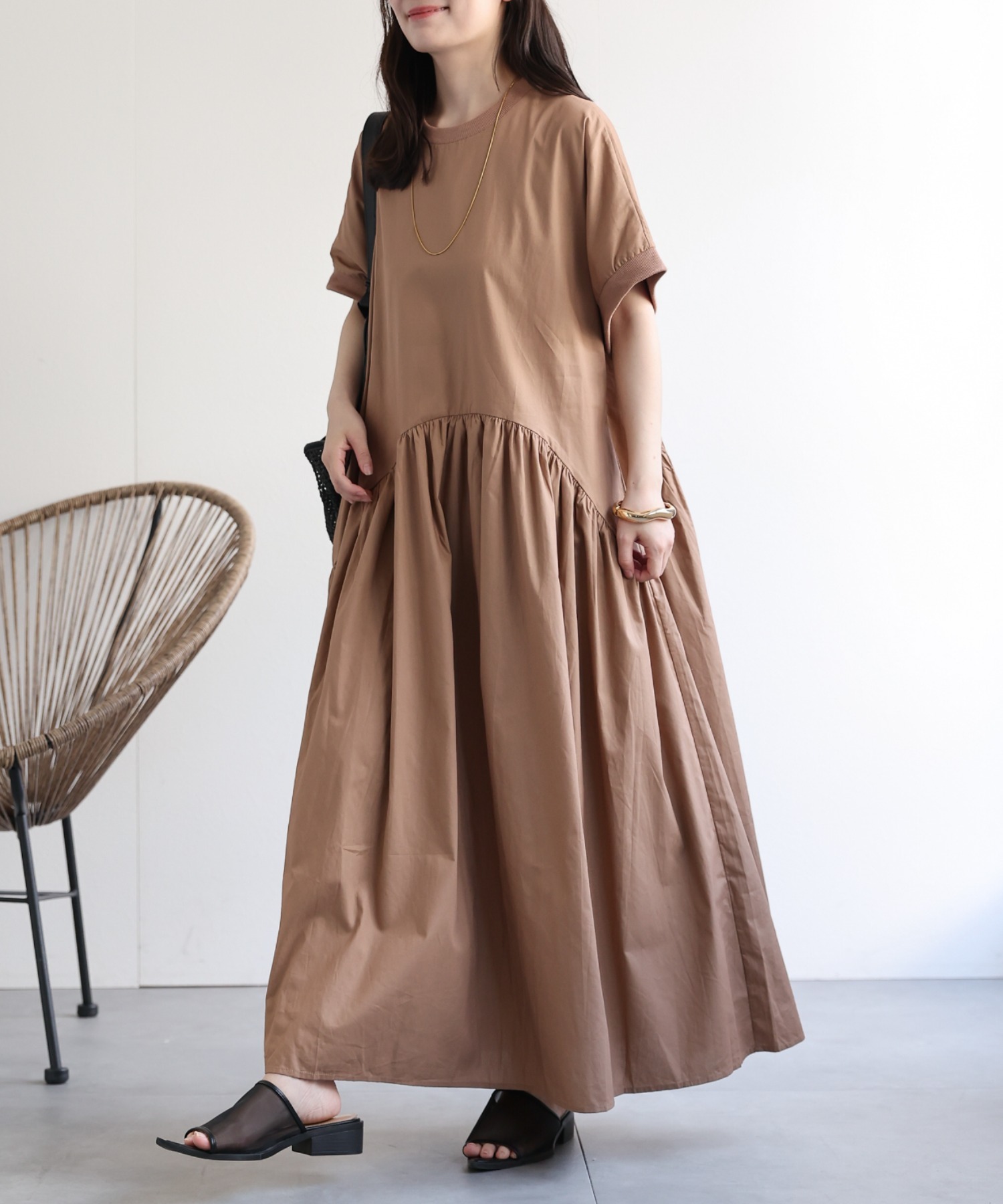model：156cm 着用サイズ：FREE