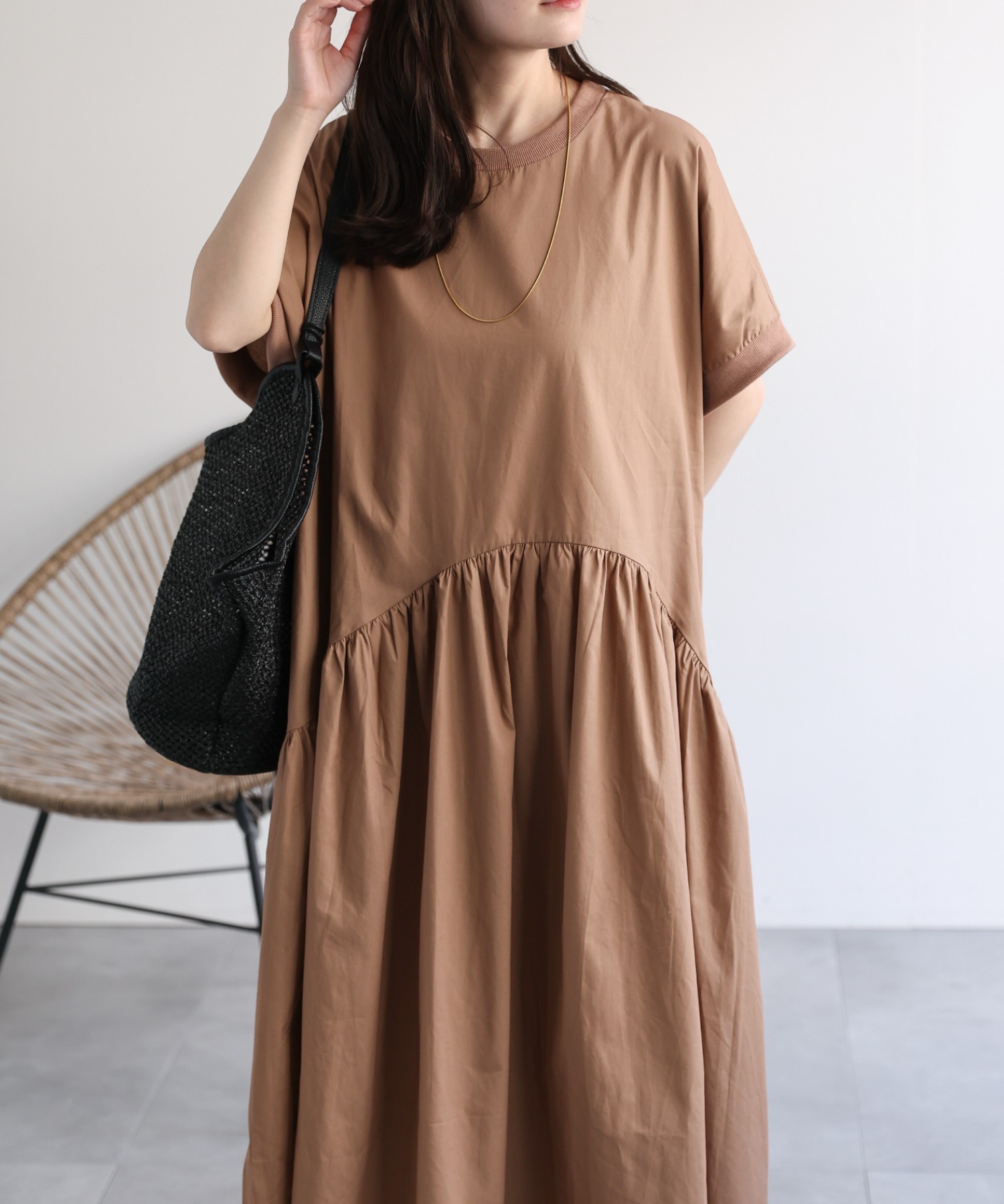 model：156cm 着用サイズ：FREE