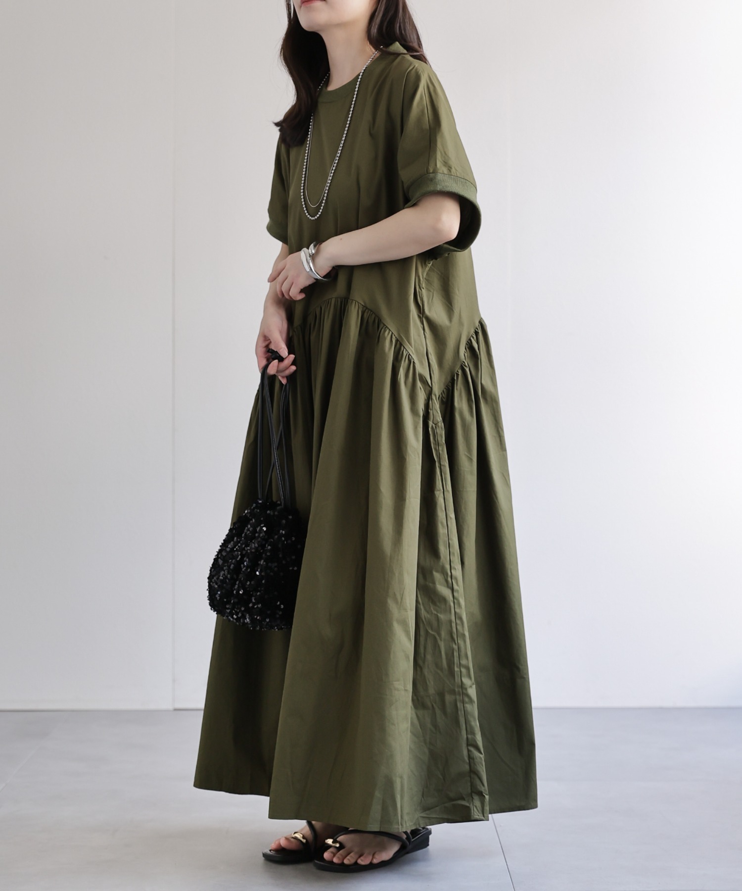model：156cm 着用サイズ：FREE