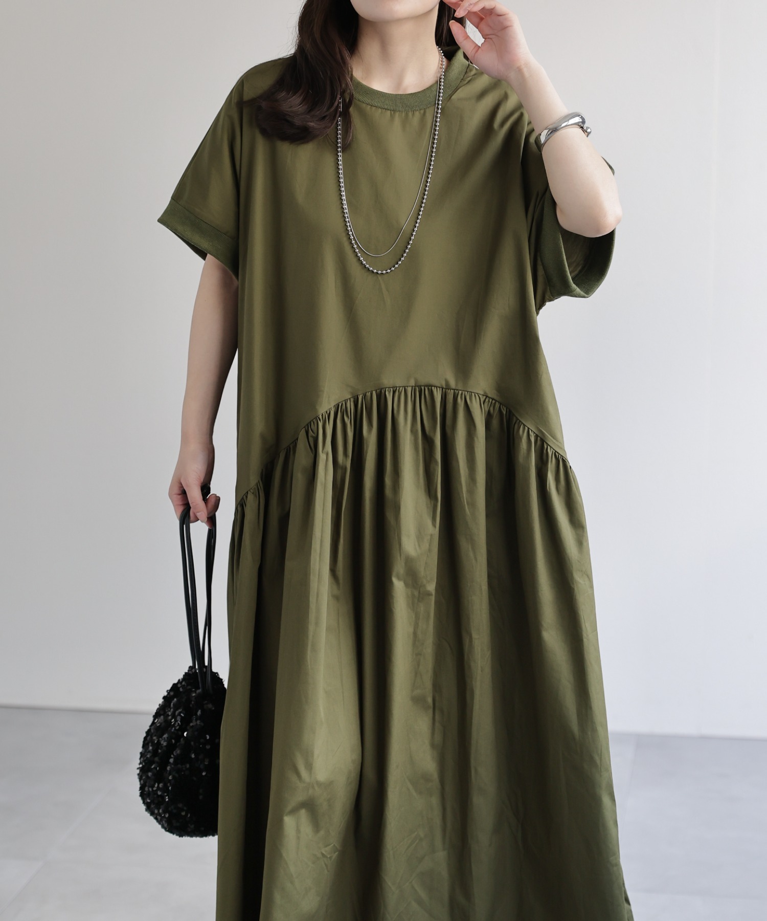 model：156cm 着用サイズ：FREE