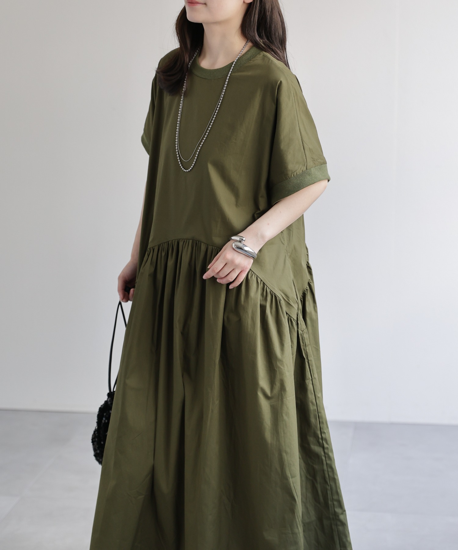 model：156cm 着用サイズ：FREE