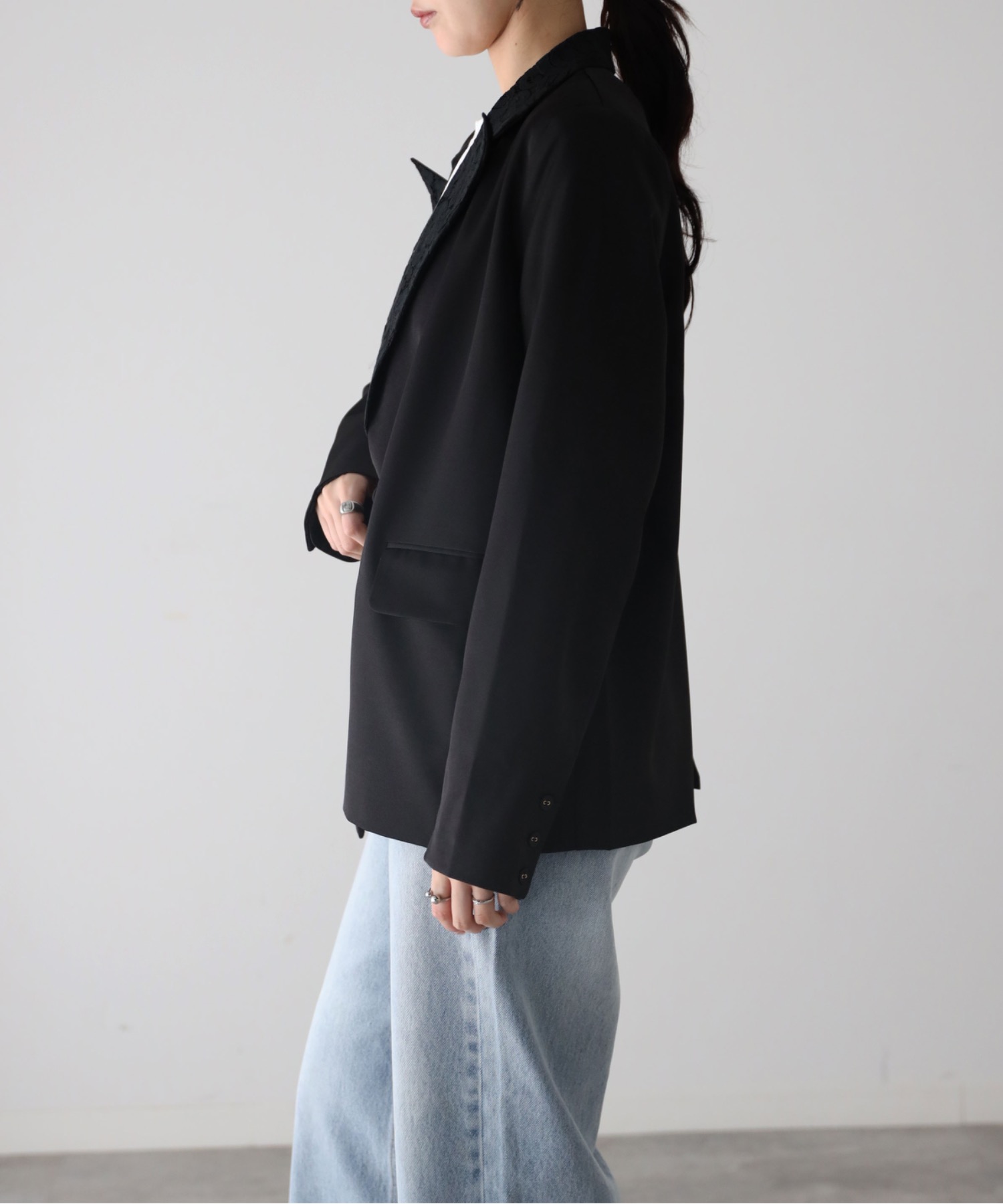 model：164cm. 着用サイズ：FREE