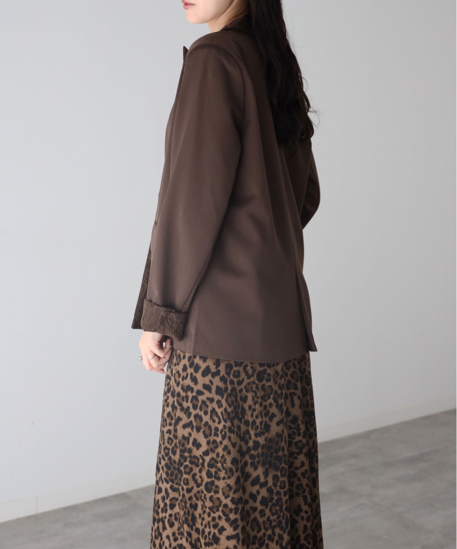 model：164cm. 着用サイズ：FREE