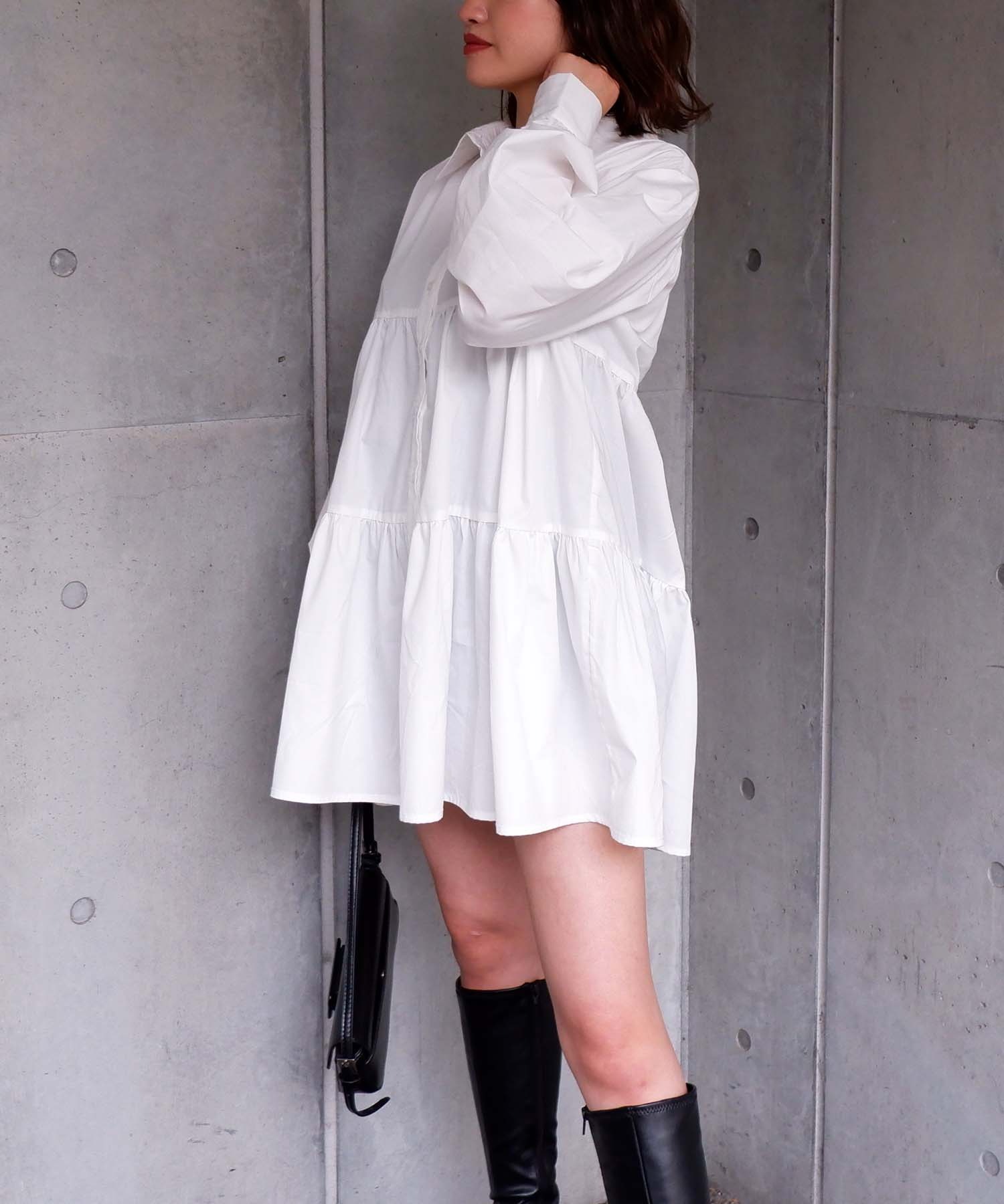 siiilon Wendy dress ティアードワンピース