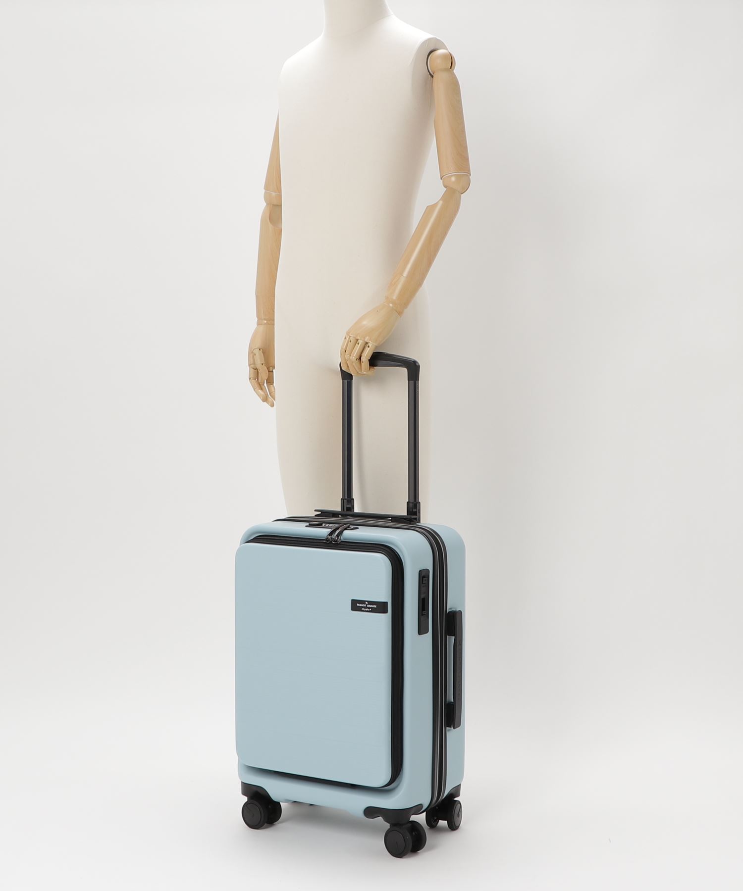 TRANSIT LOUNGE/トランジットラウンジ】 ripple PLUS リップル プラス フロントオープン キャリーケース 34L(39L)