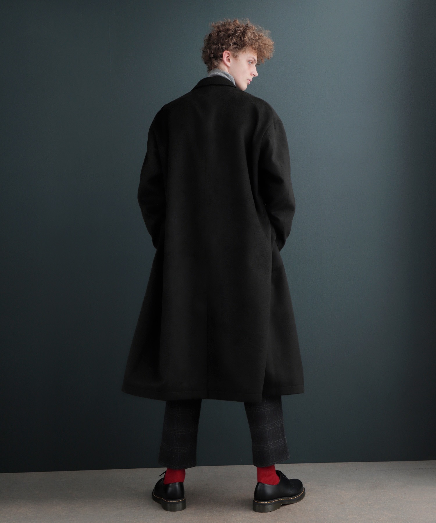 ダブルフェイスオーバーサイズ ボタンレスチェスターコート Emma Clothes Emma Clothes エマクローズ 公式オンラインストア