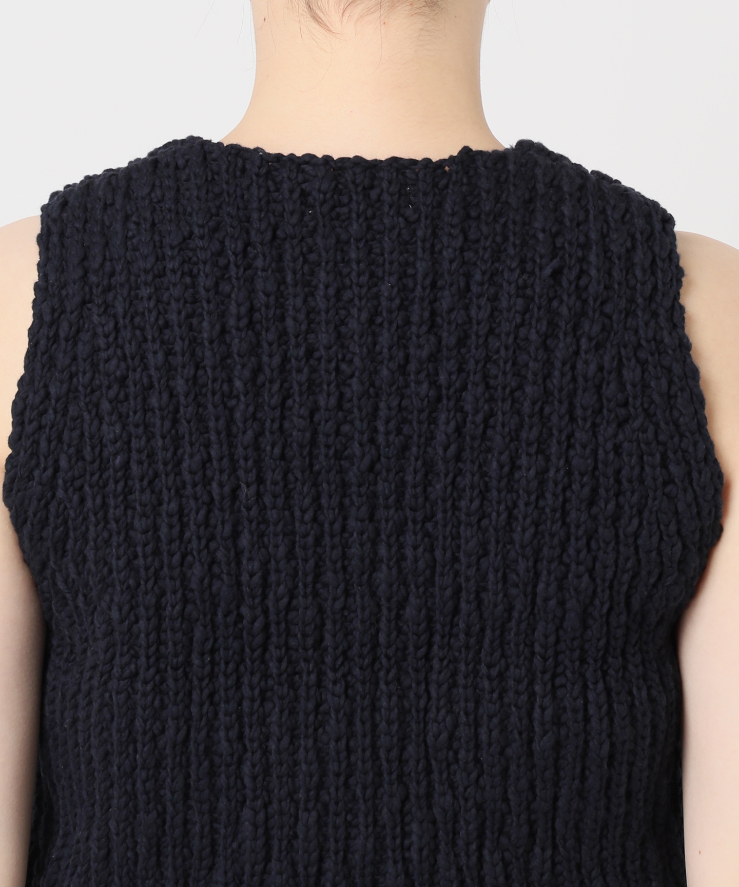 COTTON SLUB KNIT ベスト
