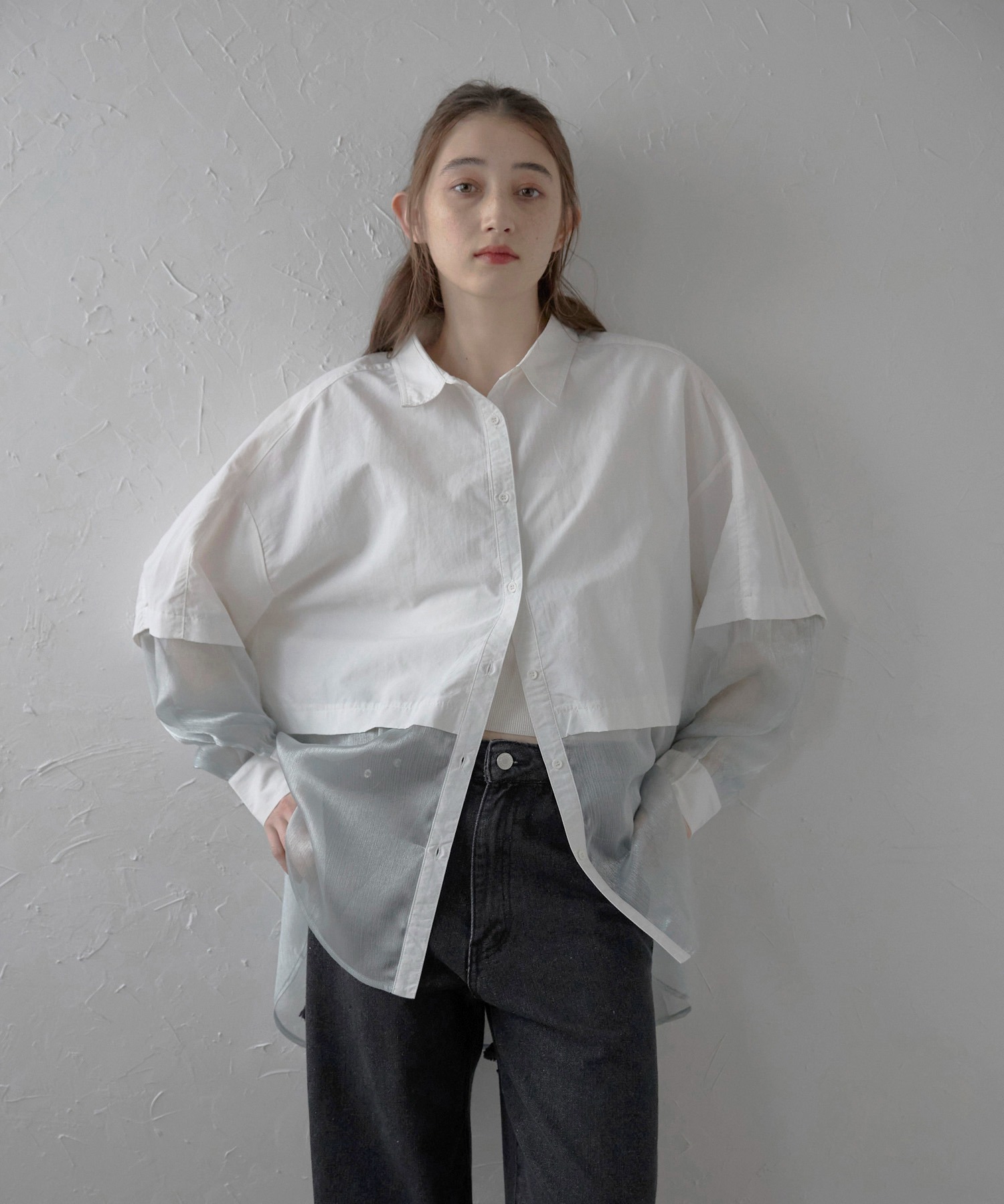 model：H164 着用サイズ：FREE