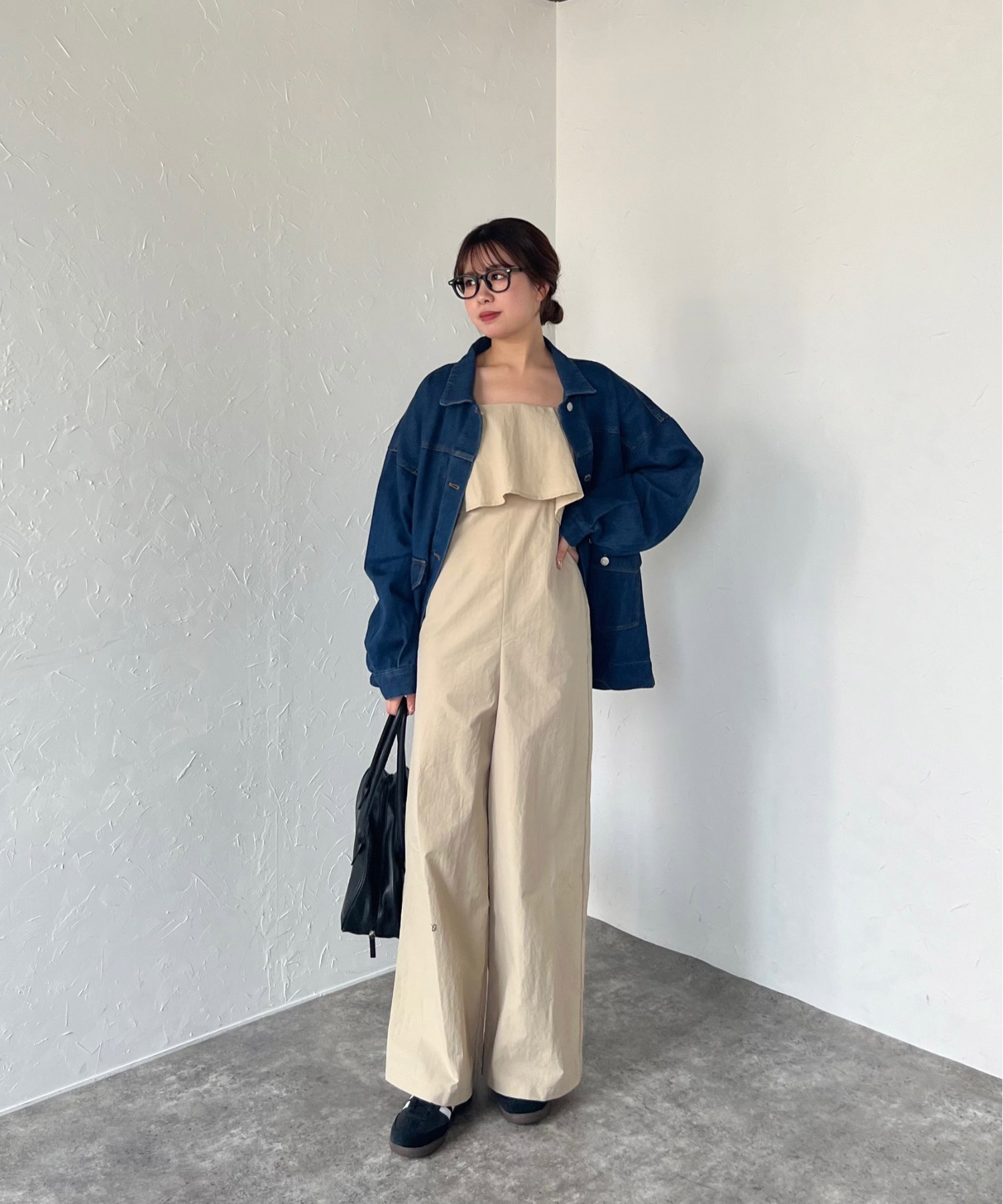 model：H164 着用サイズ：FREE