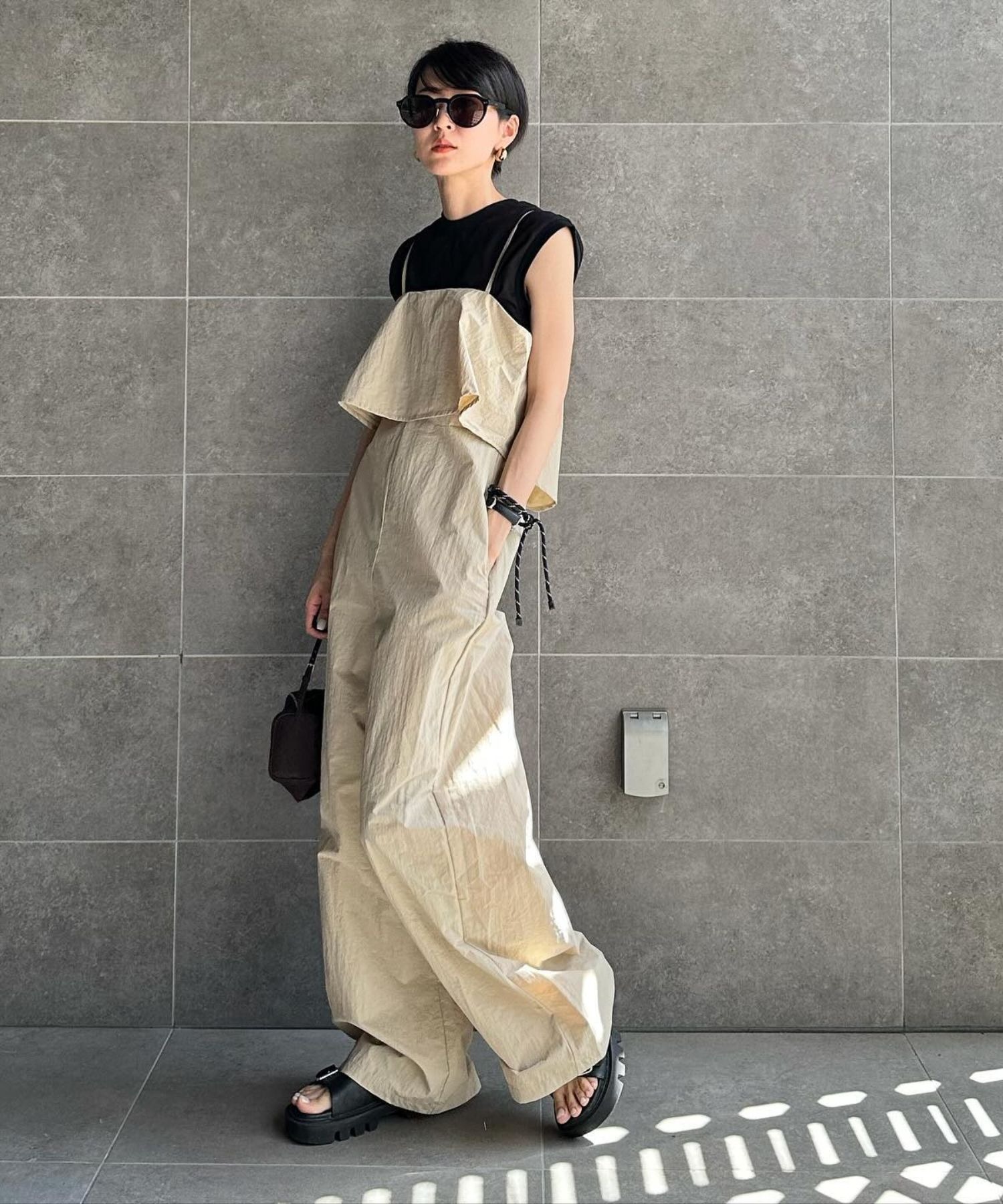 model：H157 着用サイズ：FREE
