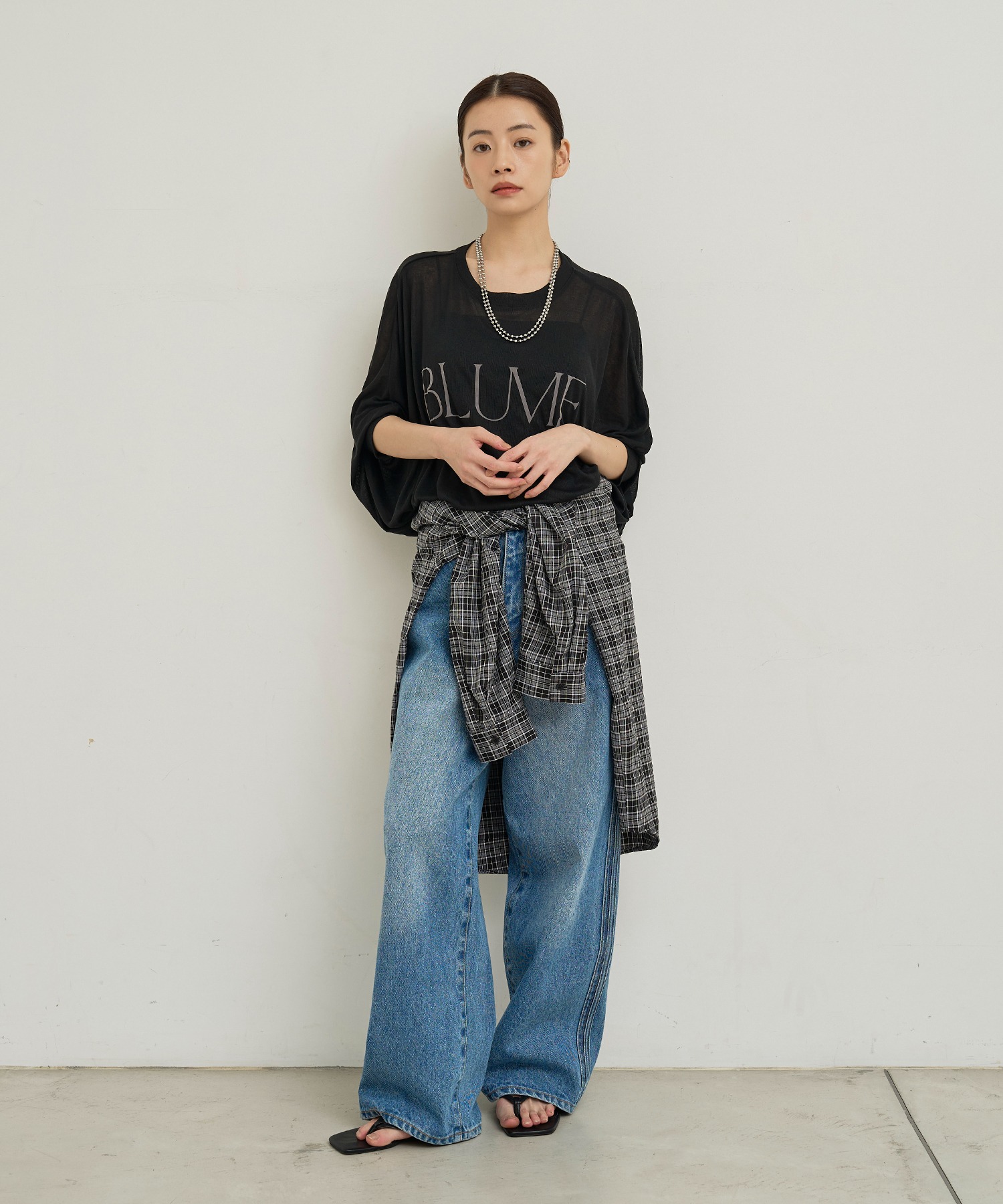 model：H162　着用サイズ：F