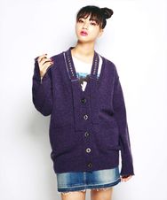 BELT & STUDS カーディガン