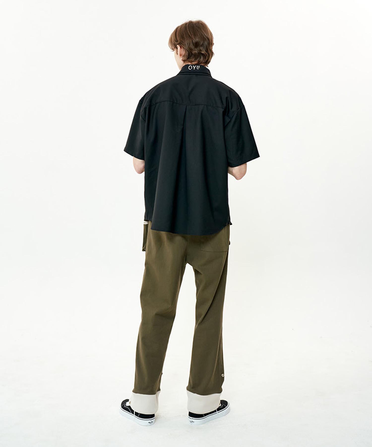 AMORPHIA Double Collar Shirt ダブルカラーシャツ PREORDER] Double Collar Shirt WHITE – AMORPHIA TOKYO
