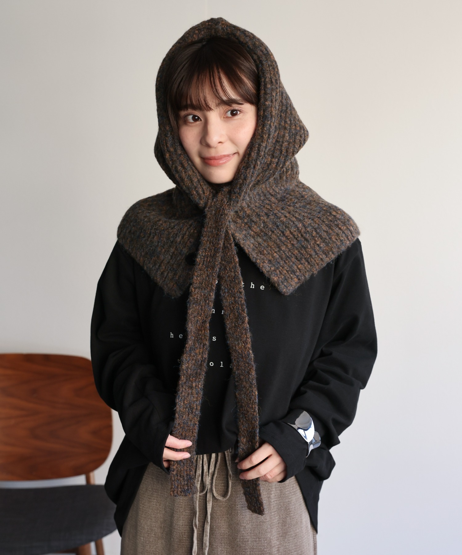 model：156cm 着用サイズ：FREE