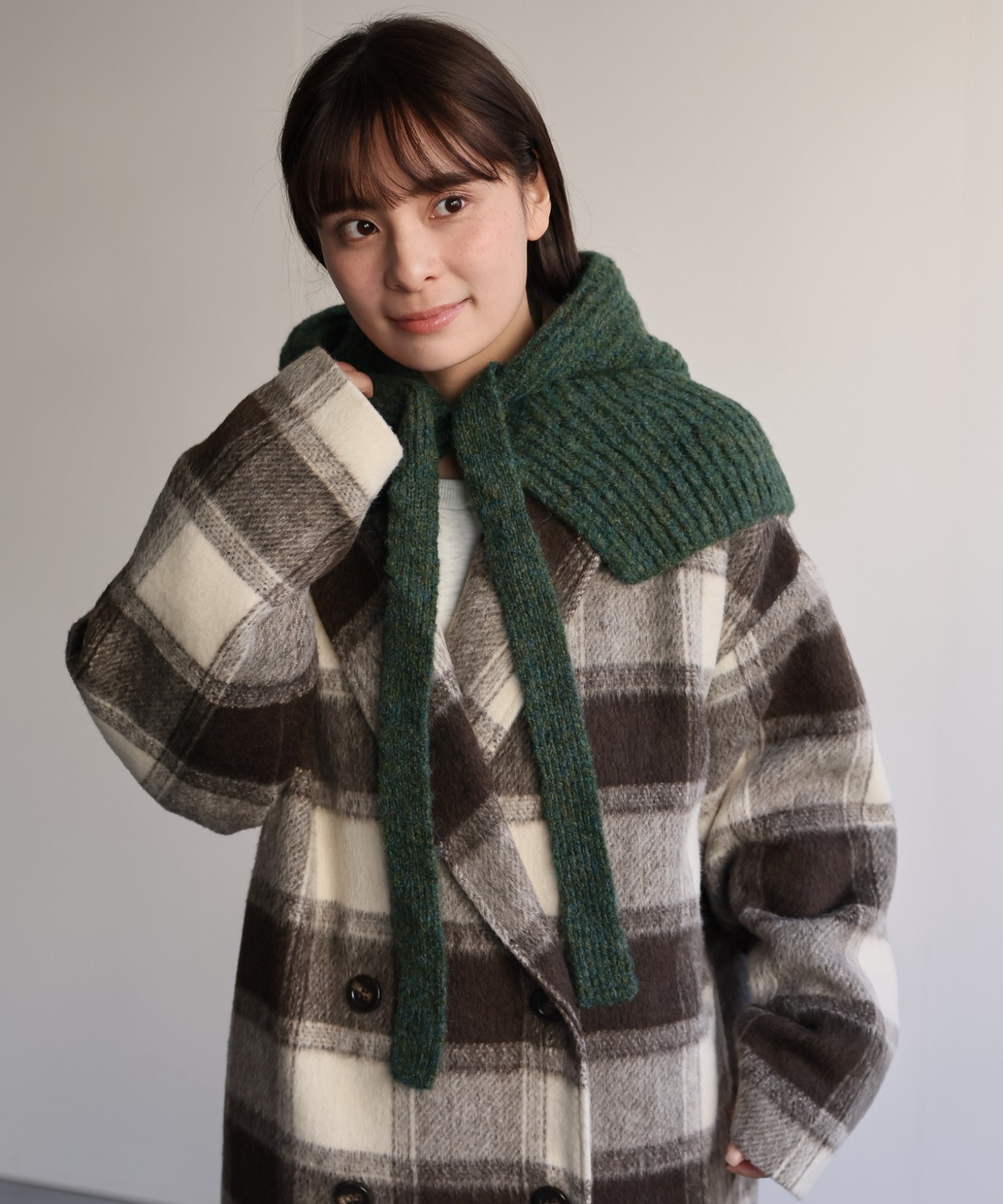 model：156cm 着用サイズ：FREE