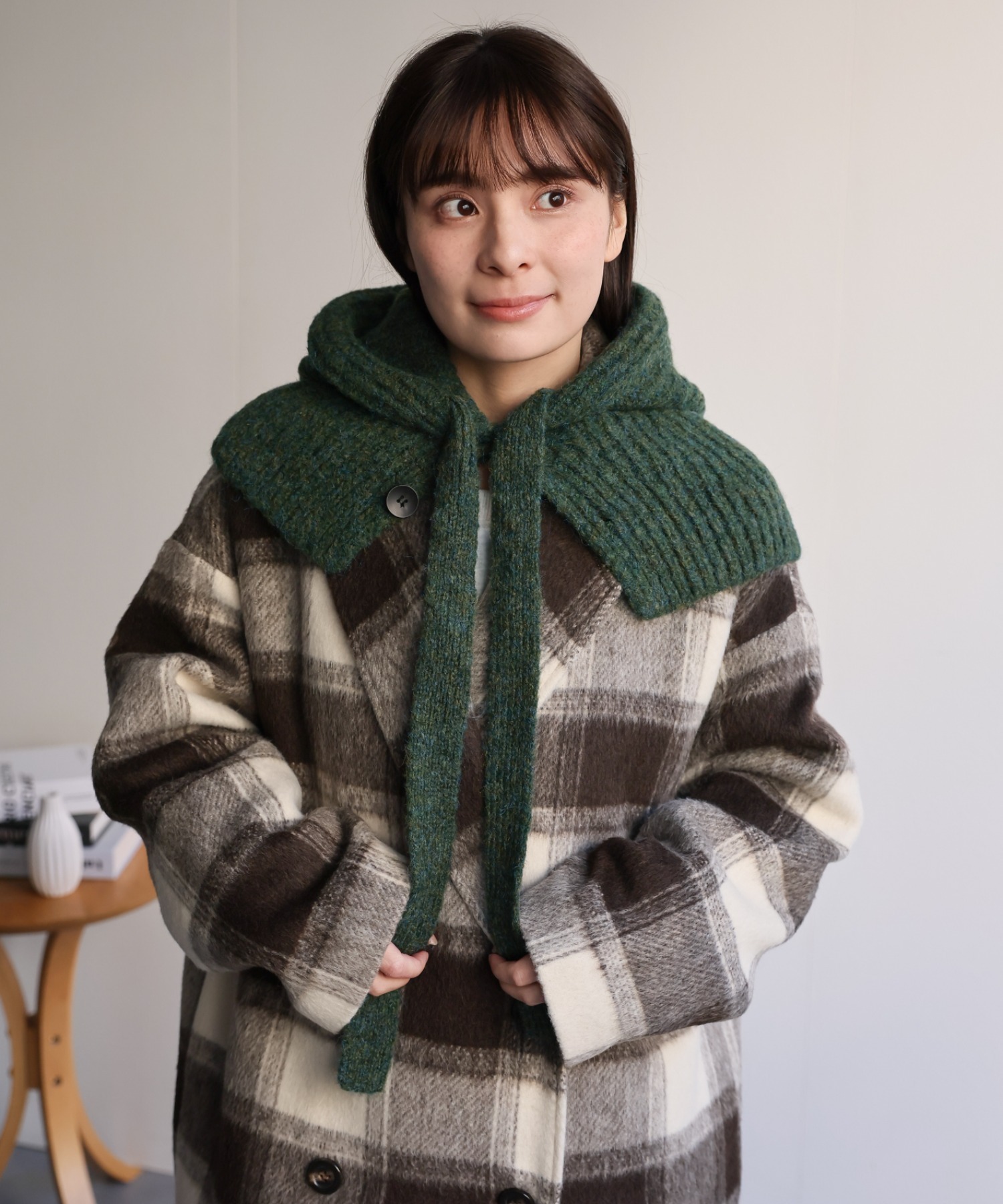 model：156cm 着用サイズ：FREE