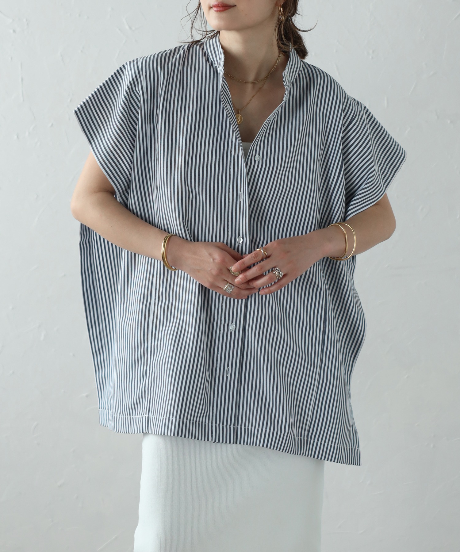 model：H158 着用サイズ：FREE