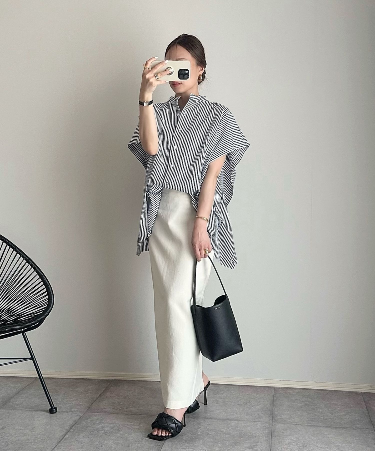 model：H157 着用サイズ：FREE