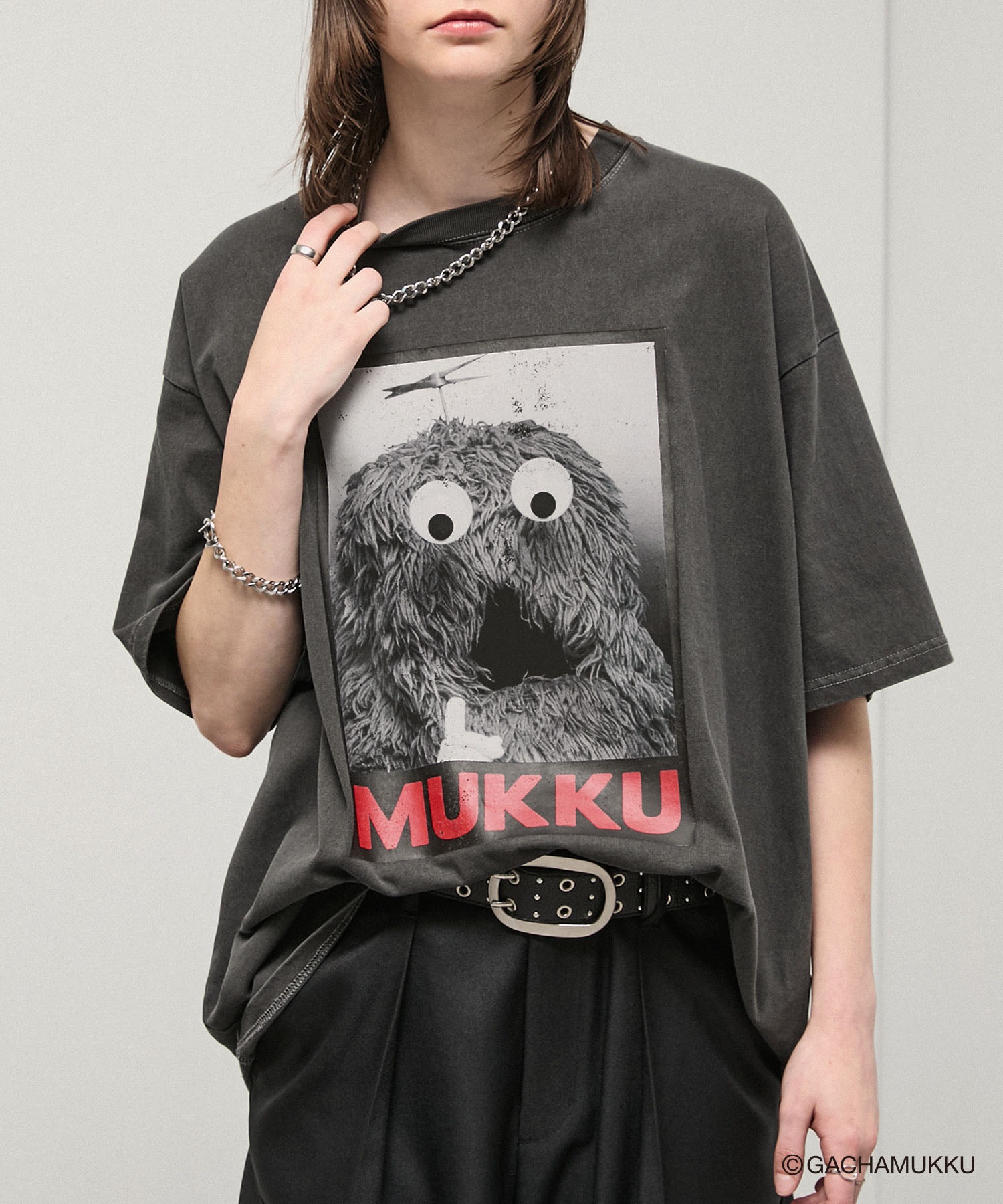 Exclusive＞ Gachapin ＆ Mukku Vintage Graphic Tee / ガチャピン