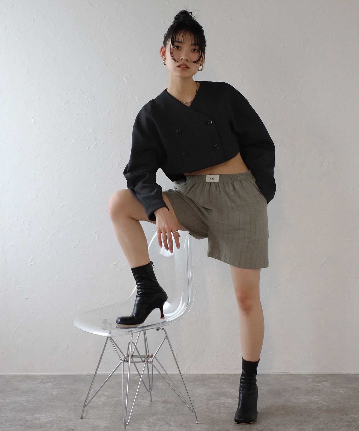 model：H167 着用サイズ：M