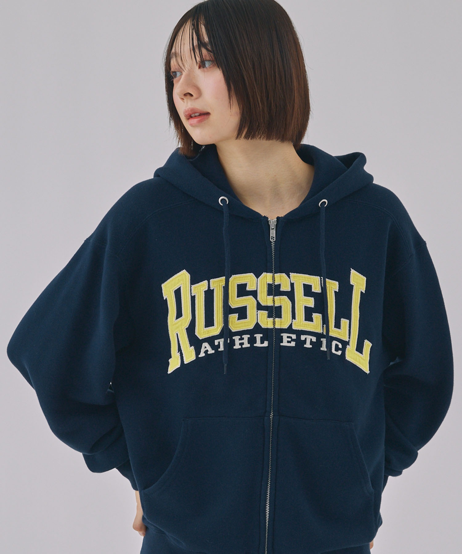 ★美品★RUSSELUNO ラッセルノ　ジップアップパーカー　サイズ　4 2025年最新】ラッセルノ ゴルフ パーカーの人気アイテム - メルカリ