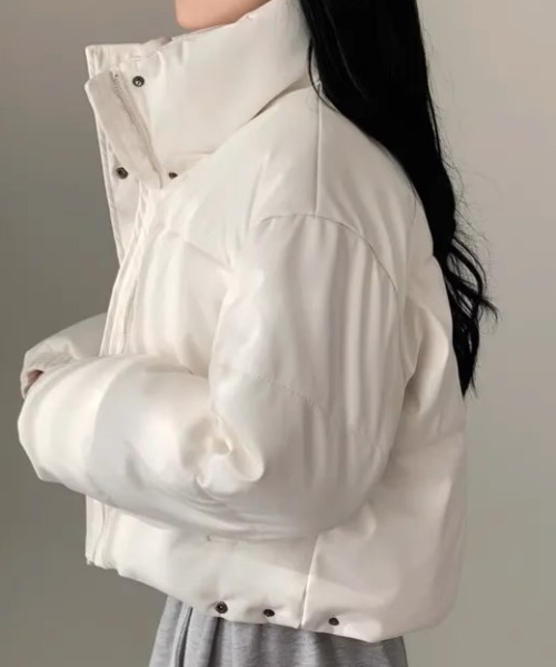 COOME エコレザーショートジャケット Eco Leather Short Jacket(エコレザー ショートジャケット