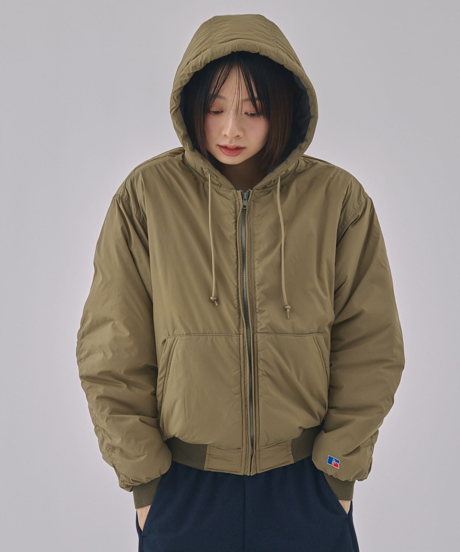 Unblend】RUSSELL ATHLETIC / ラッセル アスレティック フード付き