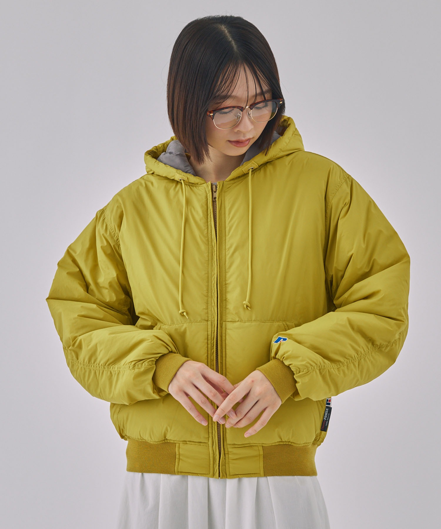 Unblend】RUSSELL ATHLETIC / ラッセル アスレティック フード付き