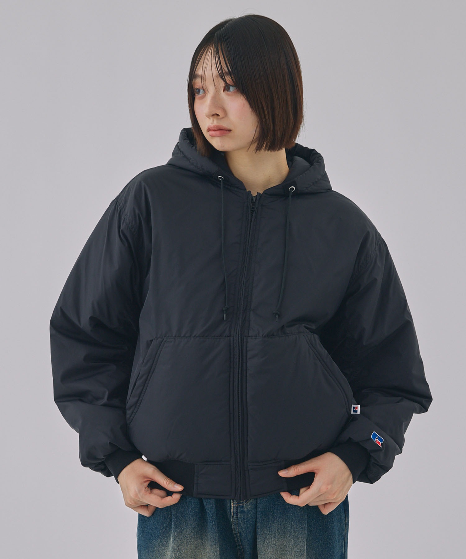 Unblend】RUSSELL ATHLETIC / ラッセル アスレティック フード付き