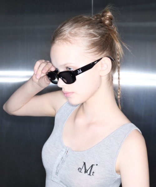 A'GEM/9 × .kom 『MUCENT/ムセント』 SIGNATURE LOGO POINT SUNGLASSES