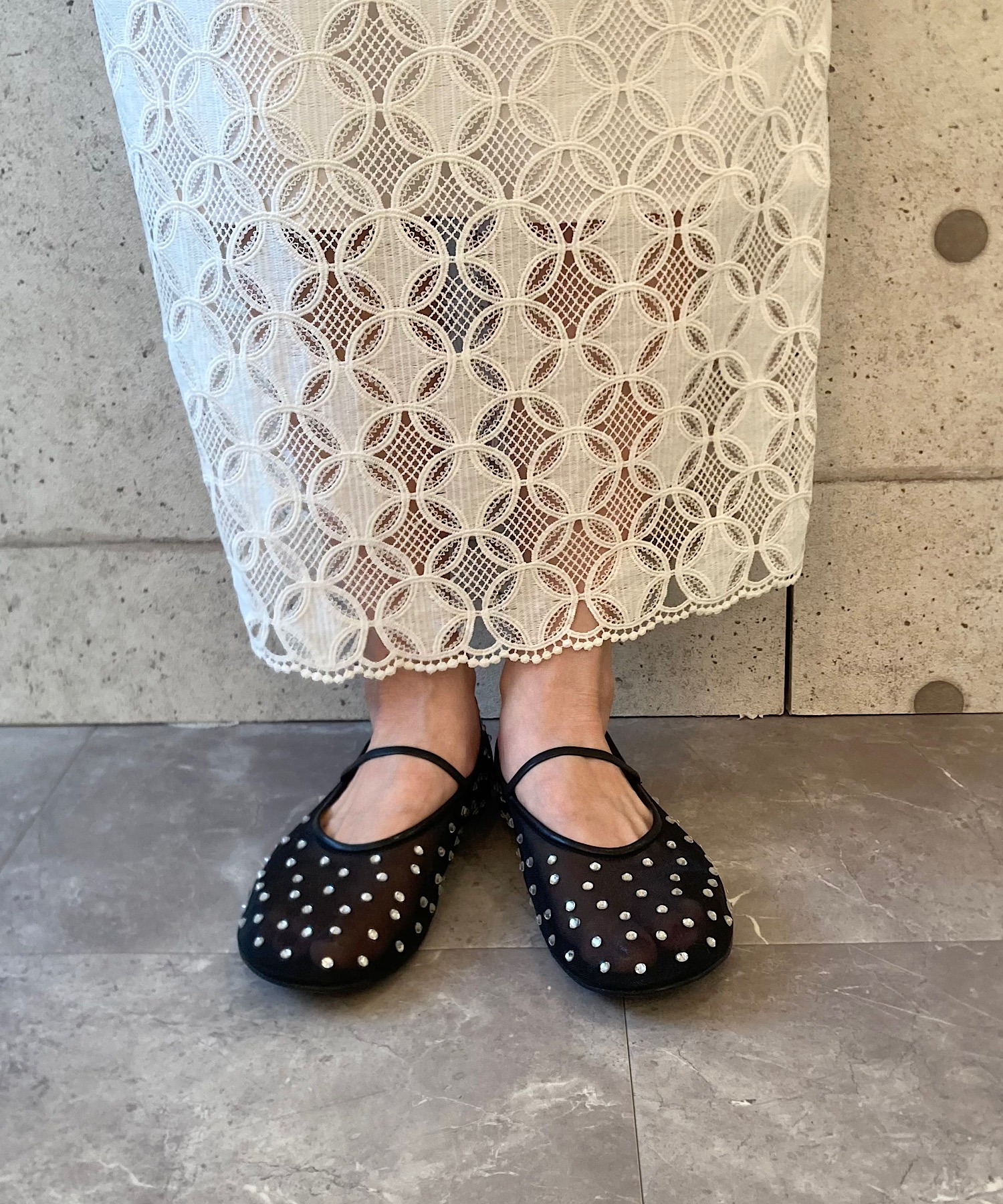 美品ジェフリーキャンベル　シースルーメリージェーン メリージェーンバレエシューズ Jeffrey Campbell│Jeffrey