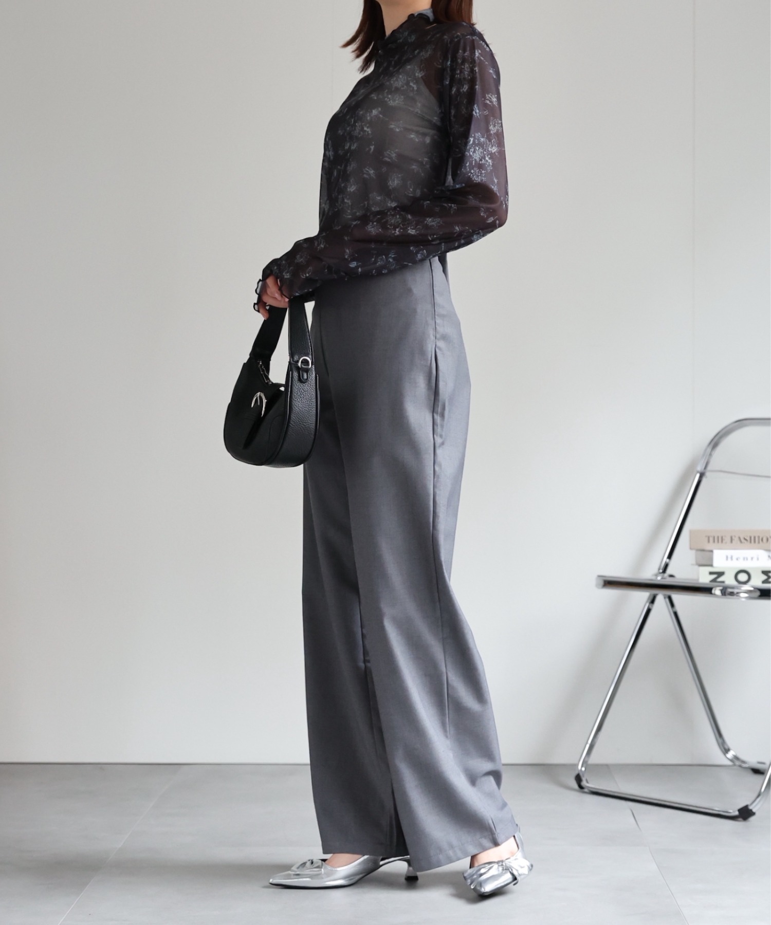 model：162cm  着用サイズ：L