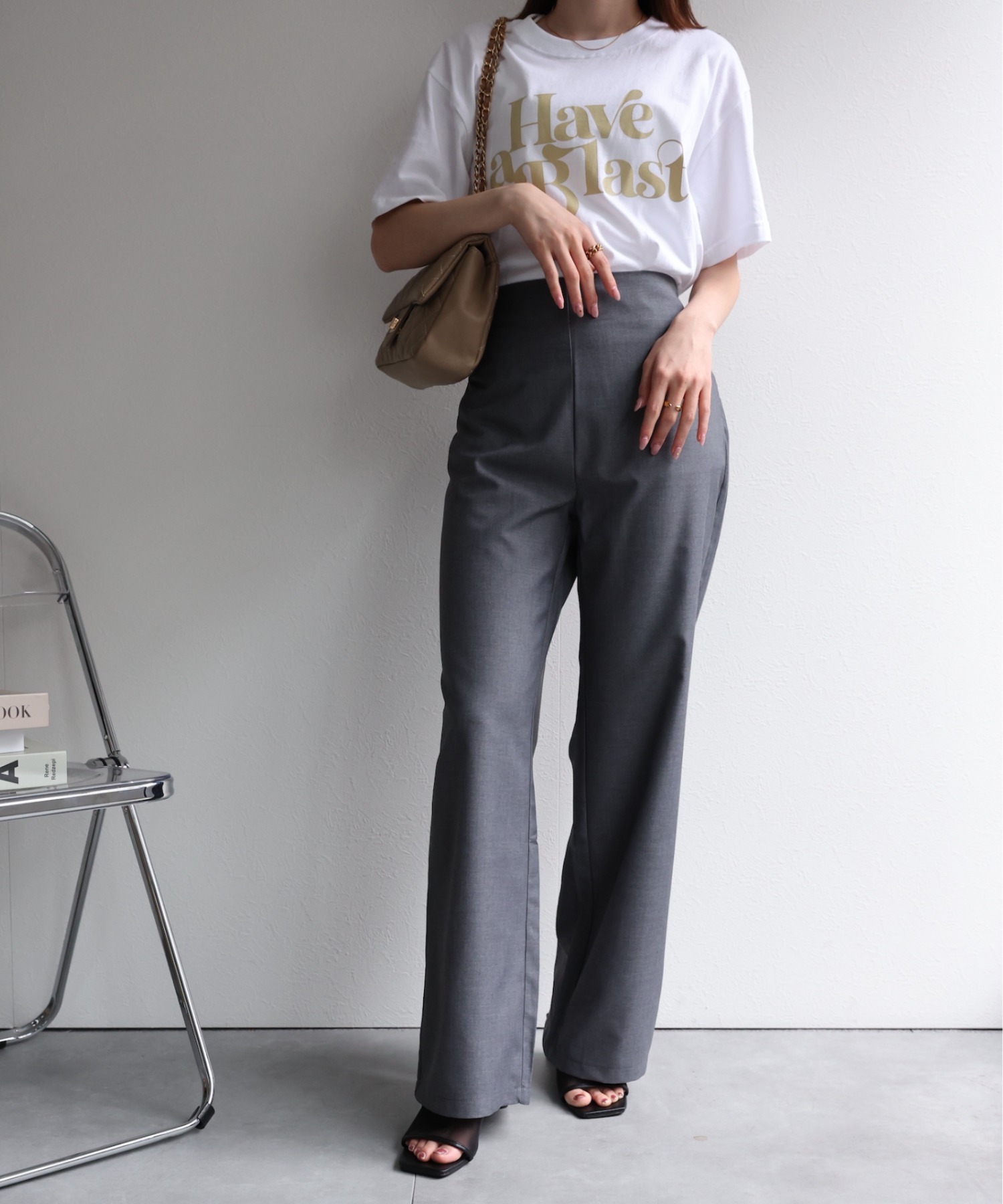 model：162cm  着用サイズ：L