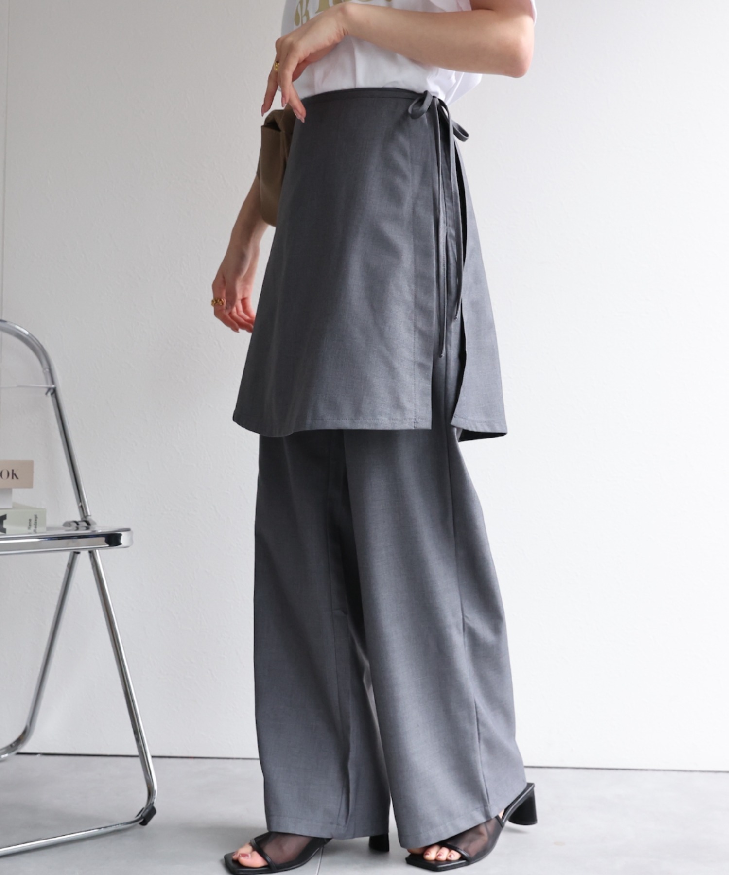 model：162cm  着用サイズ：L