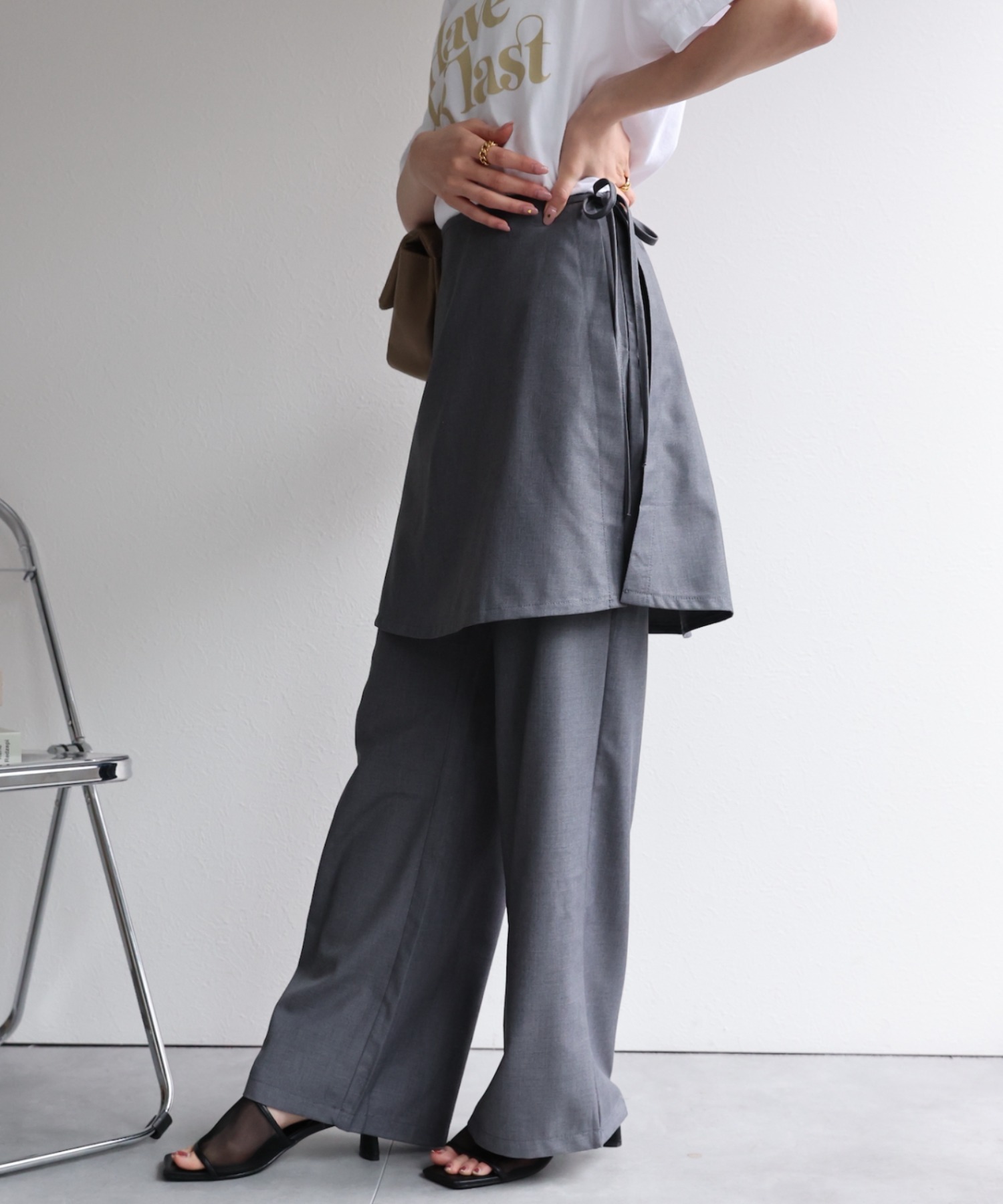 model：162cm  着用サイズ：L