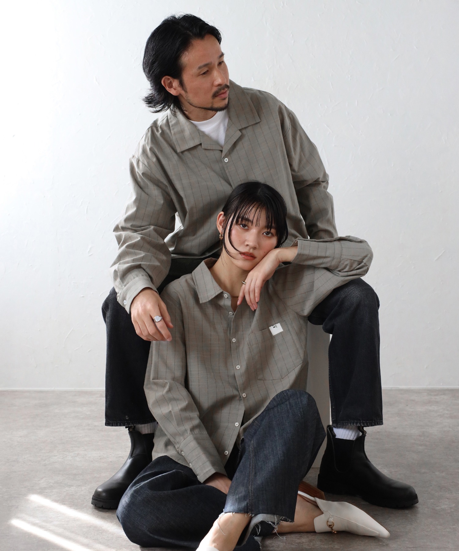 model H178：MENS L着用 / model H167：WOMENS S着用