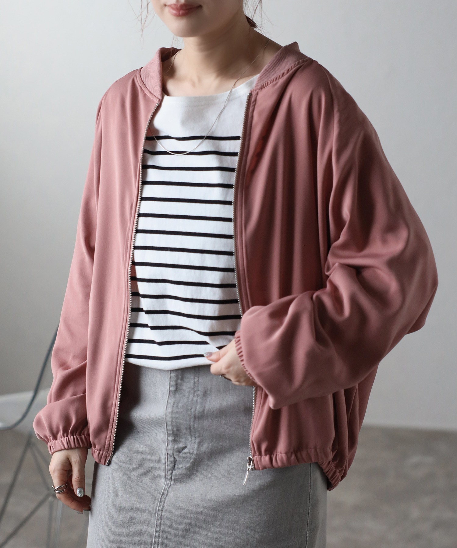 Model：H158　着用サイズ：M