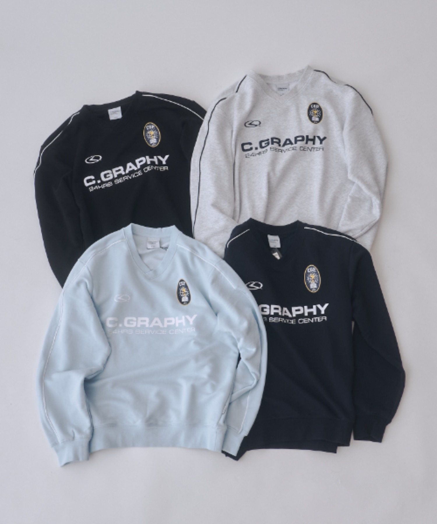 風とリップ展即完売品！ラスト1!限定スウェット SET UP対応] 24H Track V-neck Sweatshirt 【公式通販】