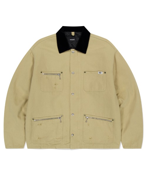mahagrid/マハグリッド』 WASHED WORK JACKET/ウォッシュド ワーク