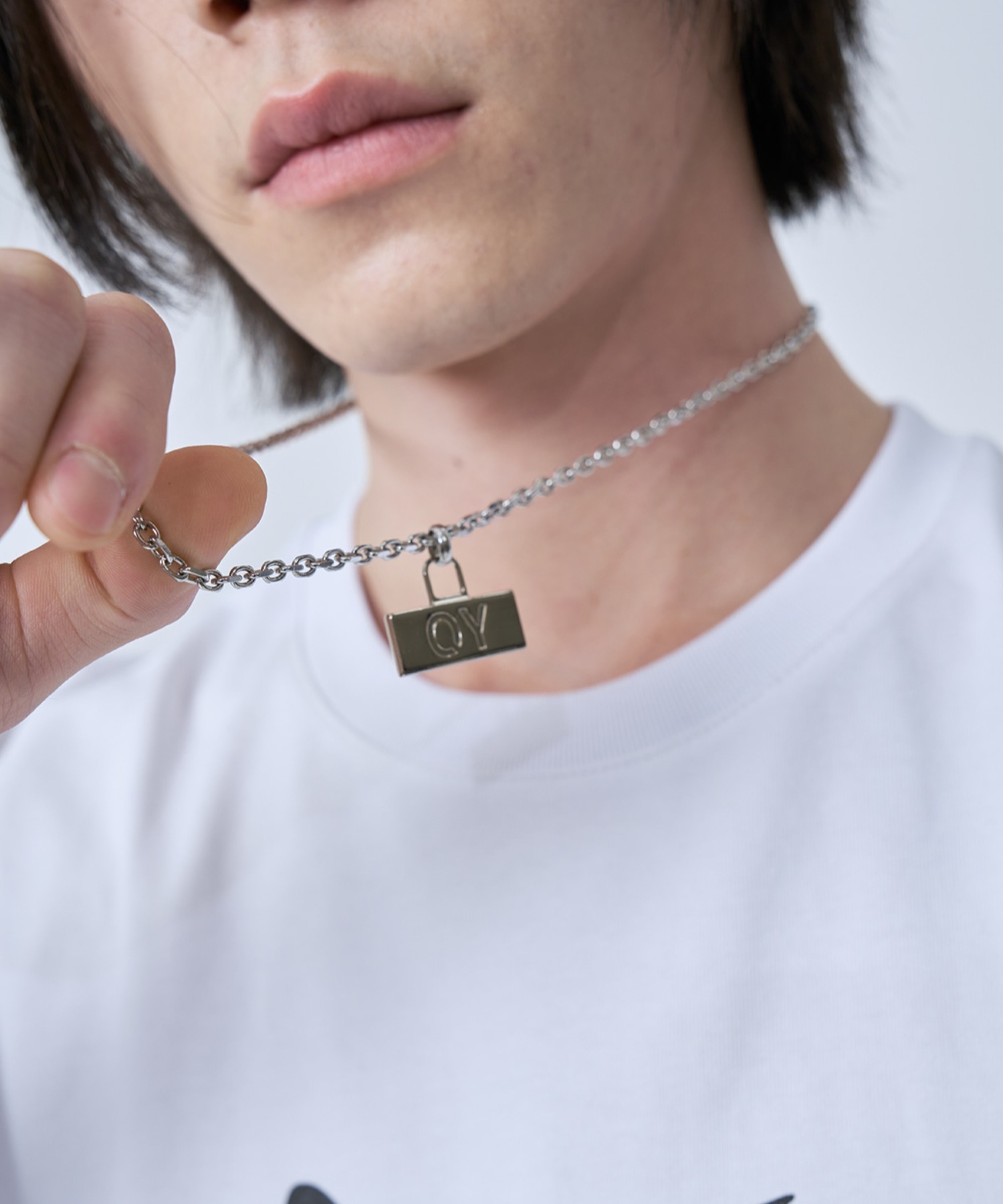 OY/オーワイ』SQUARE LOGO NECKLACE/スクウェアロゴネックレス OY│A ...