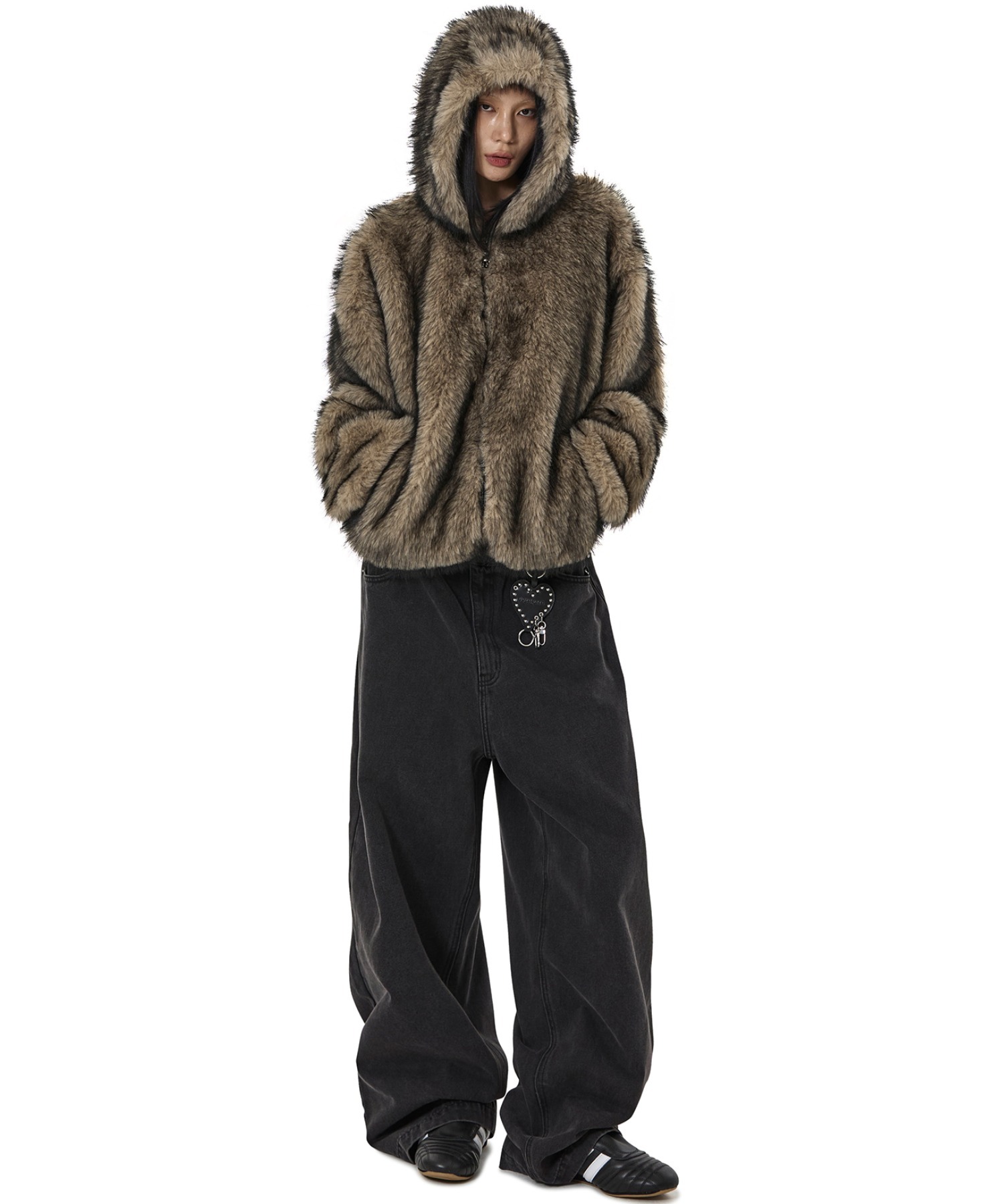 OY ファーフーディージャケット OY/オーワイ』DOLLY FUR HOODIE JACKET/ドリー ファーフーディー