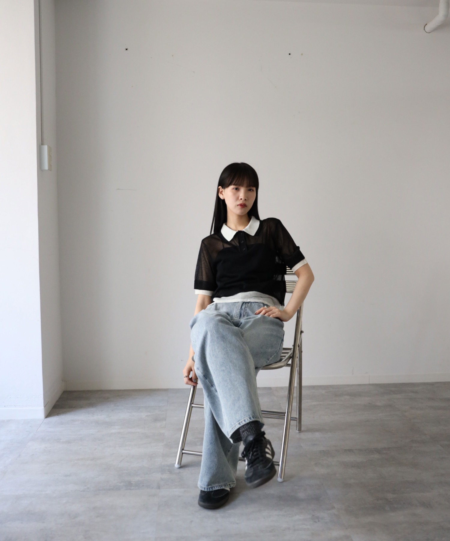 model：164cm. 着用サイズ：FREE