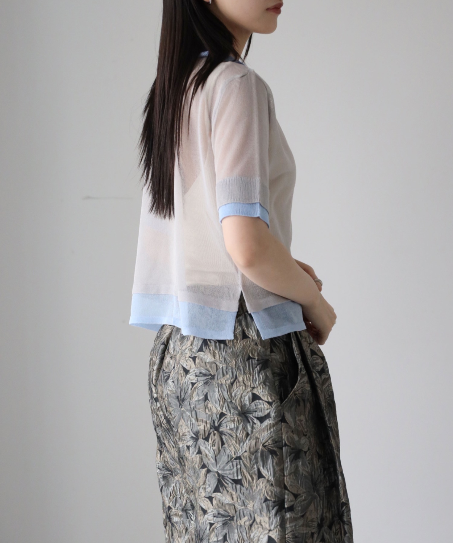 model：164cm. 着用サイズ：FREE