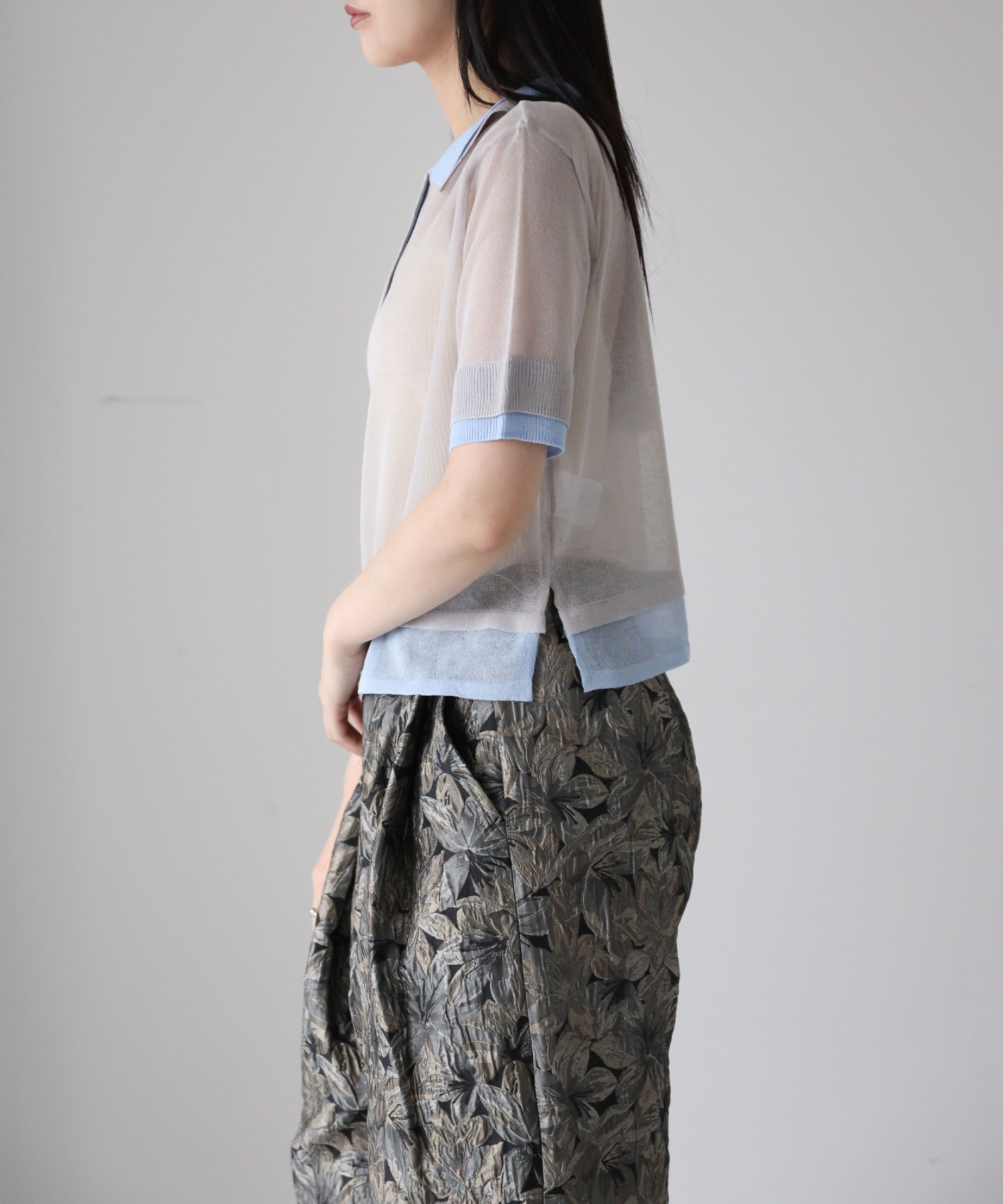 model：164cm. 着用サイズ：FREE