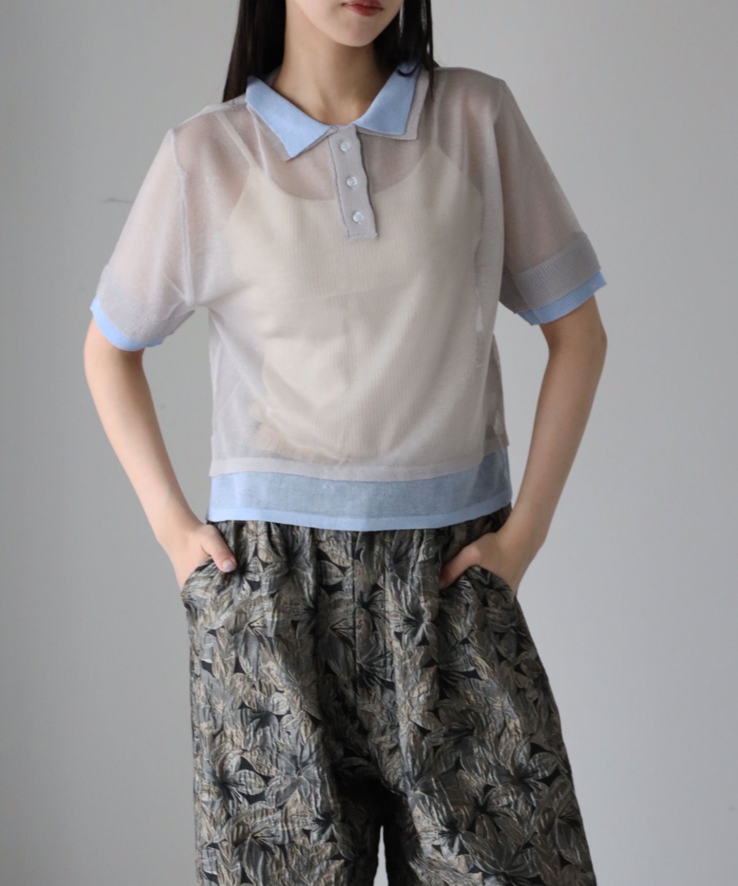 model：164cm. 着用サイズ：FREE