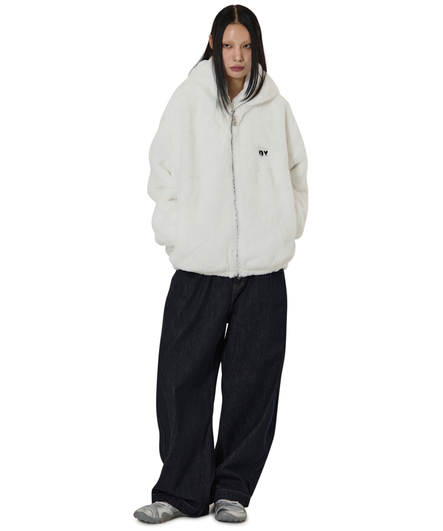 OY/オーワイ』DOLLY FUR HOODIE JACKET/ドリー ファーフーディー