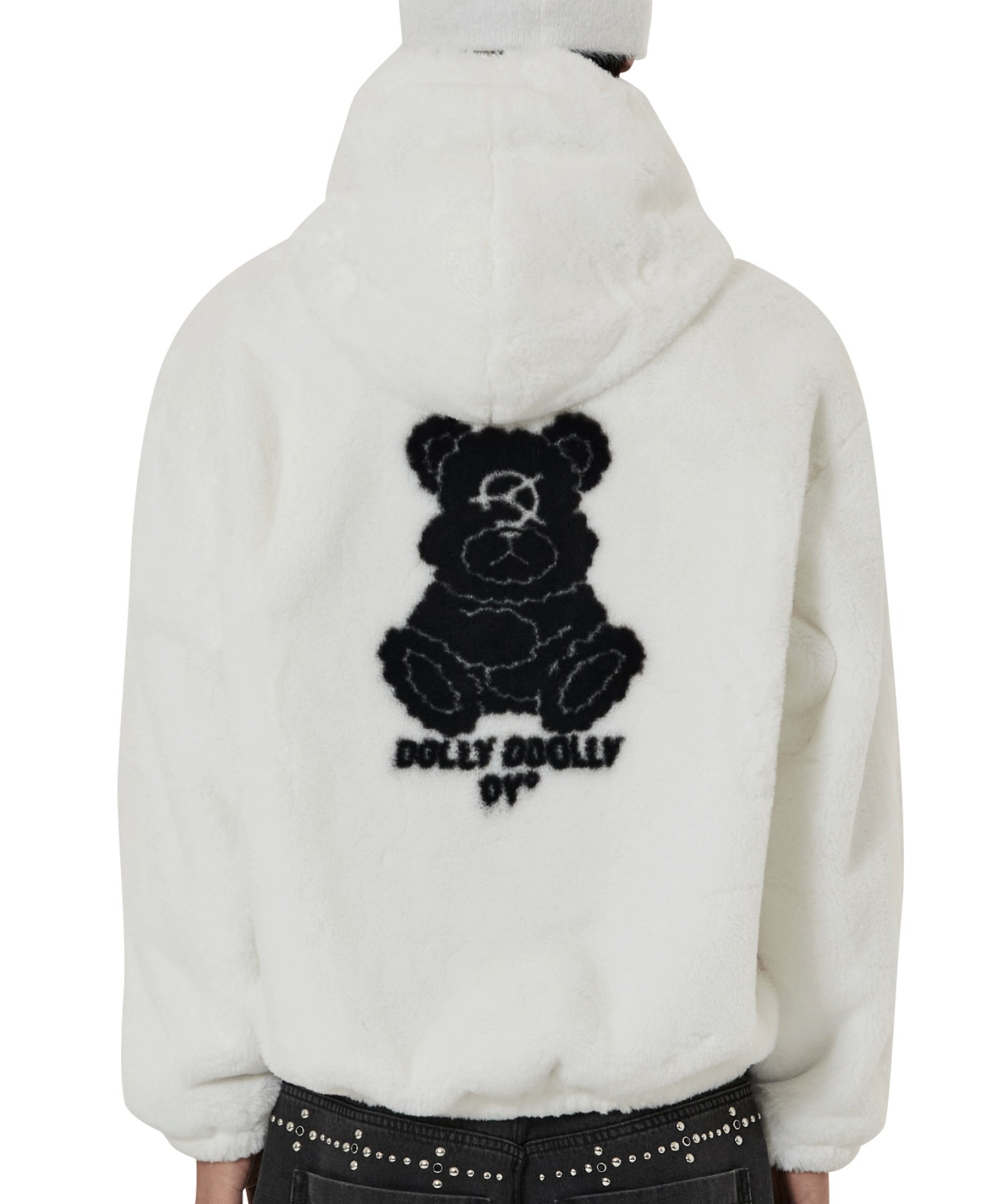 訳あり＊fluffyteddy【No.41】 OY/オーワイ』DOLLY FUR HOODIE JACKET/ドリー ファーフーディー