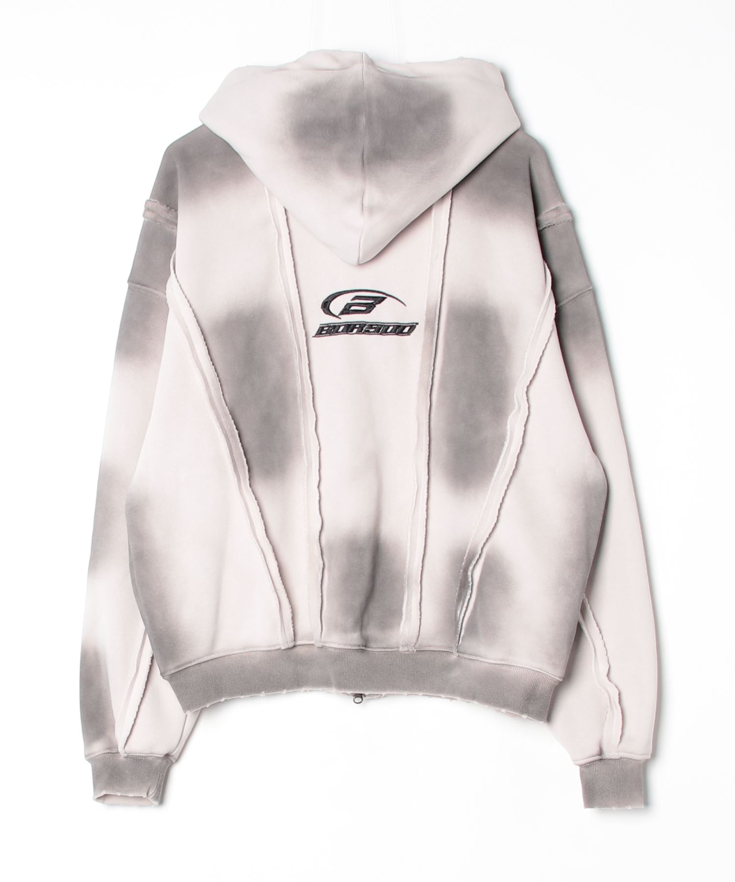 A'GEM/9 × .kom 『A'gem/エージェム』Spray Double Zip-Up Hoodie