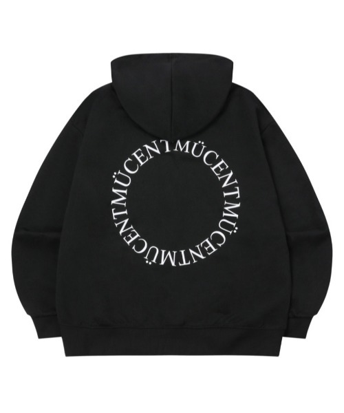 A'GEM/9 × .kom 『MUCENT/ムセント』BACK LOGO 2-WAY HOOD ZIP-UP